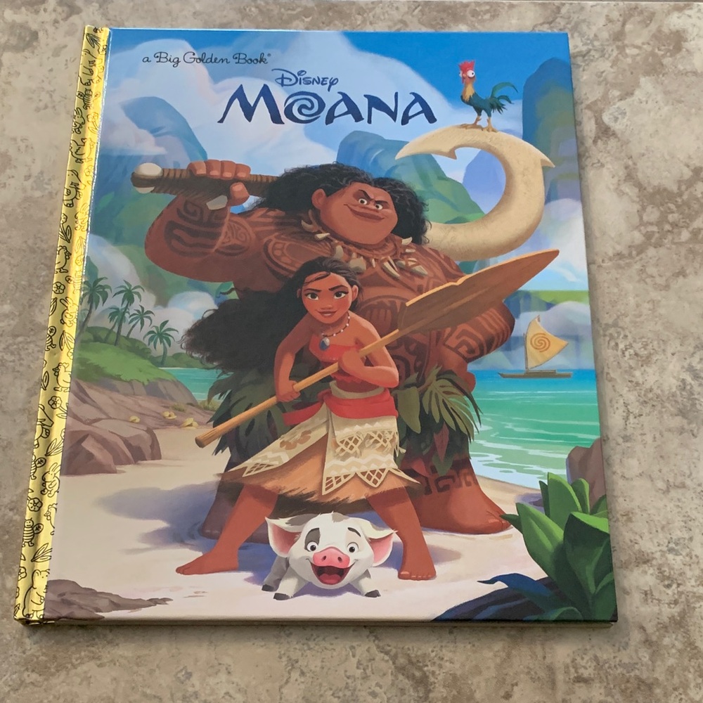 Disney Moana a Big Golden Book NEW Maui